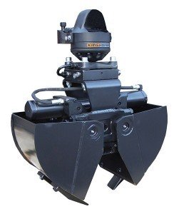 KINSHOFER C02H-40 mit MS01 | Grabgreifer für Minibagger bis 2 to.-Neu