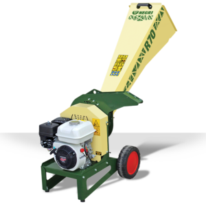 NEGRI Biohäcksler R70 / Benzin-Häcksler mit Transporträder-Neu